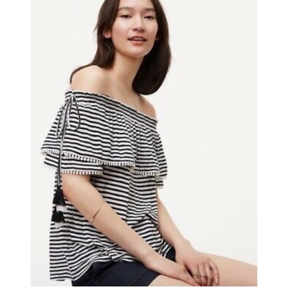 Ann Taylor Loft Off the Shoulder Top